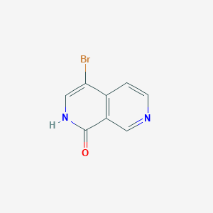 molecular formula C8H5BrN2O B1290605 4-Bromo-2,7-naphthyridin-1(2H)-one CAS No. 959558-27-1