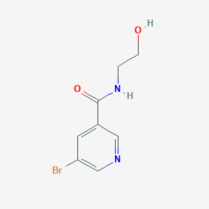 molecular formula C8H9BrN2O2 B1290607 5-bromo-N-(2-hydroxyethyl)nicotinamide CAS No. 334504-46-0