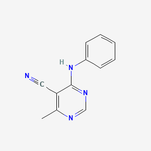 4-Anilino-6-methylpyrimidine-5-carbonitrile