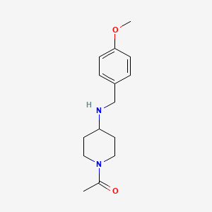 molecular formula C15H22N2O2 B1290613 1-acetyl-N-(4-methoxybenzyl)piperidin-4-amine CAS No. 415951-99-4