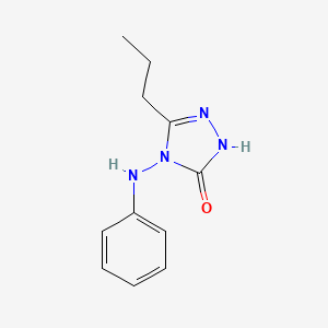 4-Anilino-5-propyl-2,4-dihydro-3H-1,2,4-triazol-3-one