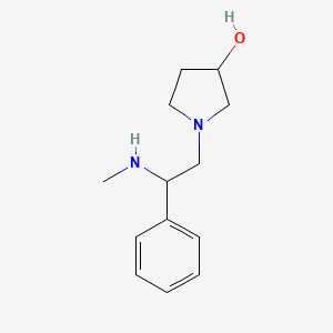 3-Pyrrolidinol, 1-[2-(methylamino)-2-phenylethyl]-