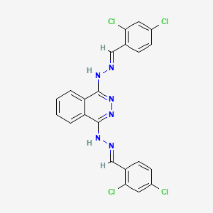 1,4-Bis(2-(2,4-dichlorobenzylidene)hydrazinyl)phthalazine