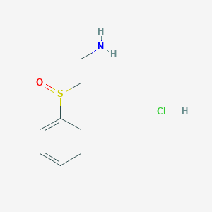 molecular formula C8H12ClNOS B1290637 2-(Benzenesulfinyl)ethan-1-amine hydrochloride CAS No. 60523-52-6