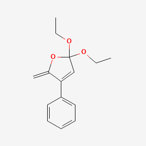 2,2-Diethoxy-5-methylene-4-phenyl-2,5-dihydrofuran