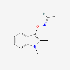 (E)-Acetaldehyde O-(1,2-dimethyl-1H-indol-3-yl) oxime