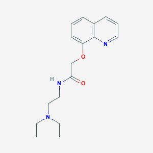 N-[2-(Diethylamino)ethyl]-2-[(quinolin-8-yl)oxy]acetamide