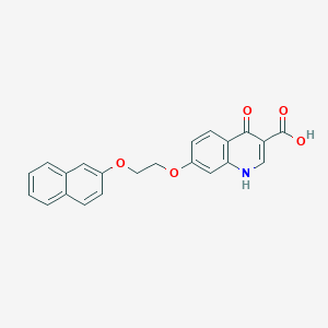 7-(2-naphthalen-2-yloxyethoxy)-4-oxo-1H-quinoline-3-carboxylic acid