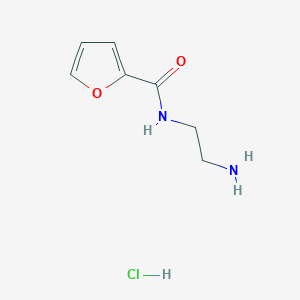 molecular formula C7H11ClN2O2 B1290664 N-(2-氨基乙基)-2-呋喃酰胺盐酸盐 CAS No. 81253-55-6