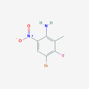 molecular formula C7H6BrFN2O2 B1290673 4-Bromo-3-fluoro-2-methyl-6-nitroaniline CAS No. 952183-01-6