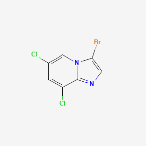 molecular formula C7H3BrCl2N2 B1290678 3-Bromo-6,8-dichloroimidazo[1,2-a]pyridine CAS No. 952183-48-1