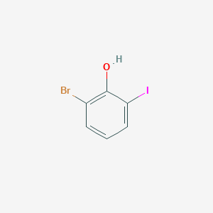 molecular formula C6H4BrIO B1290679 2-溴-6-碘酚 CAS No. 2040-86-0