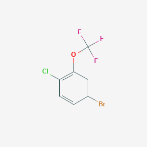 molecular formula C7H3BrClF3O B1290684 4-Bromo-1-chloro-2-(trifluoromethoxy)benzene CAS No. 406232-79-9