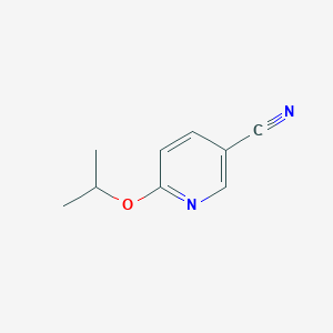 molecular formula C9H10N2O B1290687 6-异丙氧基烟腈 CAS No. 195140-86-4
