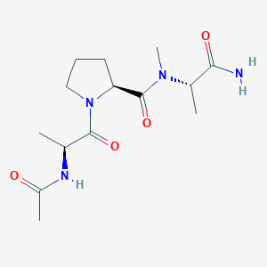 (S)-1-((S)-2-Acetamidopropanoyl)-N-((S)-1-amino-1-oxopropan-2-yl)-N-methylpyrrolidine-2-carboxamide