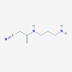 3-((3-Aminopropyl)amino)but-3-enenitrile