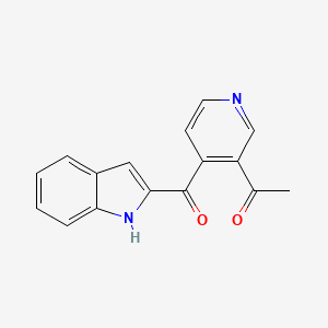 1-[4-(1H-Indol-2-ylcarbonyl)-3-pyridinyl]-ethanone