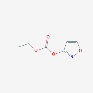 molecular formula C6H7NO4 B12907039 Ethyl 1,2-oxazol-3-yl carbonate CAS No. 24827-27-8