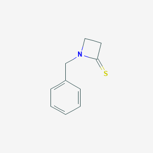 molecular formula C10H11NS B129072 1-Benzylazetidine-2-thione CAS No. 153649-23-1