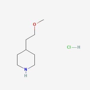 B1290725 4-(2-Methoxyethyl)piperidine hydrochloride CAS No. 868849-54-1