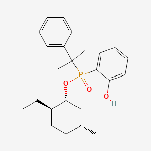 (Rp)-(1R,2S,5R)-2-Isopropyl-5-methylcyclohexyl (2-hydroxyphenyl)(2-phenylpropan-2-yl)phosphinate