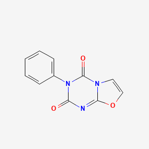 2H-Oxazolo(3,2-a)-1,3,5-triazine-2,4(3H)-dione, 3-phenyl-