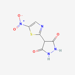 4-(5-Nitro-1,3-thiazol-2-yl)pyrazolidine-3,5-dione