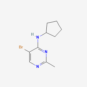 5-Bromo-n-cyclopentyl-2-methylpyrimidin-4-amine