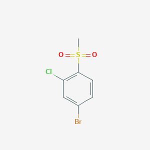 4-Bromo-2-chloro-1-methanesulfonylbenzene