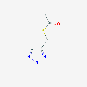 S-((2-Methyl-2H-1,2,3-triazol-4-yl)methyl) ethanethioate