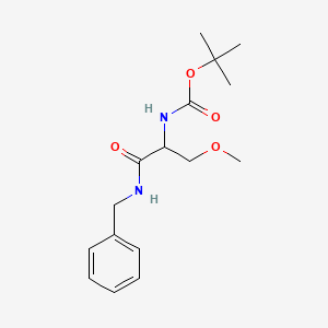 (1-Benzylcarbamoyl-2-methoxy-ethyl)-carbamic acid tert-butyl ester