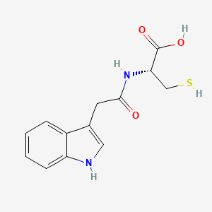 N-[(1H-Indol-3-yl)acetyl]-L-cysteine