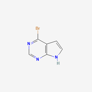 molecular formula C6H4BrN3 B1290742 4-Bromo-7H-pyrrolo[2,3-D]pyrimidine CAS No. 889939-42-8