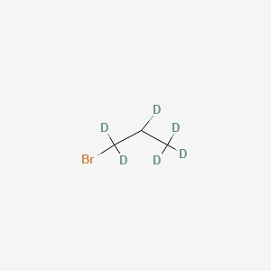 molecular formula C3H7B B1290747 1-Bromo-1,1,2,3,3,3-hexadeuteriopropane CAS No. 61909-26-0
