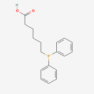 6-(Diphenylphosphanyl)hexanoic acid