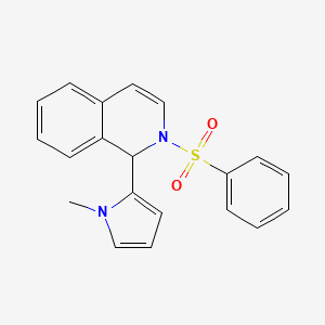 2-(Benzenesulfonyl)-1-(1-methyl-1H-pyrrol-2-yl)-1,2-dihydroisoquinoline