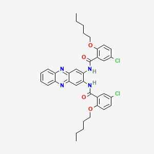 N,N'-(Phenazine-2,3-diyl)bis(5-chloro-2-(pentyloxy)benzamide)