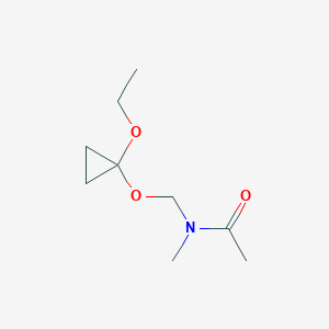 ACETAMIDE, N-[[(1-ETHOXYCYCLOPROPYL)OXY]METHYL]-N-METHYL- (9CI)