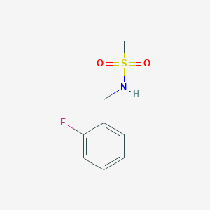 molecular formula C8H10FNO2S B129078 N-(2-氟苄基)甲磺酰胺 CAS No. 899252-68-7