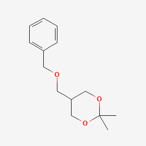 molecular formula C14H20O3 B1290787 5-((苯甲氧基)甲基)-2,2-二甲基-1,3-二噁烷 CAS No. 117087-17-9