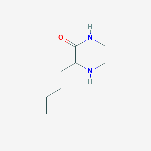 molecular formula C8H16N2O B1290796 3-Butylpiperazin-2-one CAS No. 90152-25-3