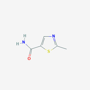 molecular formula C5H6N2OS B1290799 2-Methyl-1,3-thiazole-5-carboxamide CAS No. 99979-78-9