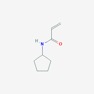 molecular formula C8H13NO B1290804 N-cyclopentylprop-2-enamide 