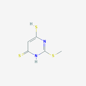 2-(methylsulfanyl)-6-sulfanylpyrimidine-4(3H)-thione