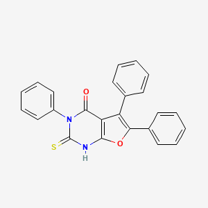 3,5,6-Triphenyl-2-thioxo-2,3-dihydrofuro[2,3-d]pyrimidin-4(1H)-one