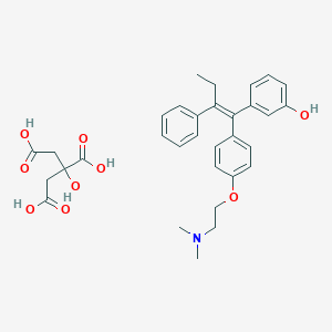 molecular formula C32H37NO9 B129082 Droloxifene citrate CAS No. 97752-20-0