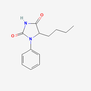 5-Butyl-1-phenylimidazolidine-2,4-dione