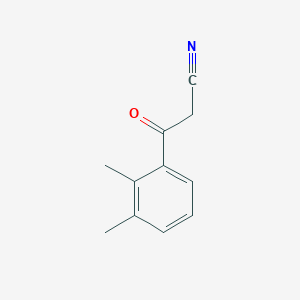 molecular formula C11H11NO B1290827 3-(2,3-二甲基苯基)-3-氧代丙腈 CAS No. 898787-06-9