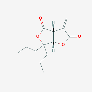 Cis-3-methylene-6,6-dipropyltetrahydrofuro[3,4-b]furan-2,4-dione