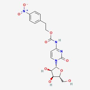 N-{[2-(4-Nitrophenyl)ethoxy]carbonyl}cytidine